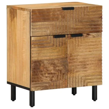 Mesita de noche madera maciza de mango 50x33x60 cm marrón de , Mesitas de noche - Ref: Foro24-4017731, Precio: 89,95 €, Descu...