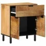 Mesita de noche madera maciza de mango 50x33x60 cm marrón de , Mesitas de noche - Ref: Foro24-4017731, Precio: 89,95 €, Descu...