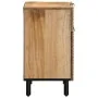 Mesita de noche madera maciza de mango 50x33x60 cm marrón de , Mesitas de noche - Ref: Foro24-4017731, Precio: 89,95 €, Descu...