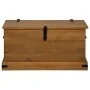 Baúl de almacenamiento HALDEN de madera maciza 91x48x47 cm by , Storage trunks - Ref: Foro24-4018401, Price: 161,38 €, Discou...