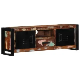 Mueble para la TV 100x30x35 madera maciza reciclada by , TV Furniture - Ref: Foro24-4013594, Price: 186,12 €, Discount: %