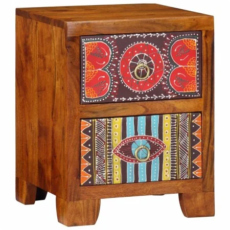 Mesita de noche 35x35x45 cm madera maciza de acacia de , Mesitas de noche - Ref: Foro24-4016492, Precio: 96,59 €, Descuento: %