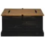 Baúl de almacenamiento HALDEN negro 91x91x47 cm madera maciza by , Storage trunks - Ref: Foro24-4018408, Price: 235,25 €, Dis...