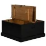 Baúl de almacenamiento HALDEN negro 91x91x47 cm madera maciza by , Storage trunks - Ref: Foro24-4018408, Price: 235,25 €, Dis...
