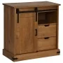 Aparador HALDEN con puerta corredera 80x40x80 cm madera maciza by , Sideboards - Ref: Foro24-4018417, Price: 212,81 €, Discou...