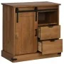 Aparador HALDEN con puerta corredera 80x40x80 cm madera maciza by , Sideboards - Ref: Foro24-4018417, Price: 212,81 €, Discou...