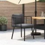 Silla de jardín con cojines ratán sintético negro von , Gartenstühle - Ref: Foro24-4108259, Preis: 112,37 €, Rabatt: %