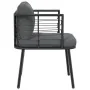 Silla de jardín con cojines ratán sintético negro von , Gartenstühle - Ref: Foro24-4108259, Preis: 112,37 €, Rabatt: %