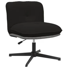 Silla de oficina giratoria tejido imitación lana rizada negro de , Sillas - Ref: Foro24-4105387, Precio: 118,93 €, Descuento: %