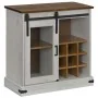 Aparador HALDEN con puerta corredera blanco 80x40x80 cm de , Aparadores - Ref: Foro24-4018422, Precio: 214,55 €, Descuento: %