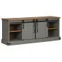 Mueble de TV HALDEN 2 puerta correderas gris 150x40x60 cm by , TV Furniture - Ref: Foro24-4018415, Price: 253,75 €, Discount: %