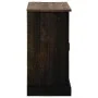 Aparador HALDEN con puerta corredera negro 80x40x80 cm by , Sideboards - Ref: Foro24-4018420, Price: 202,32 €, Discount: %