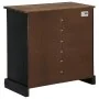 Aparador HALDEN con puerta corredera negro 80x40x80 cm by , Sideboards - Ref: Foro24-4018420, Price: 202,32 €, Discount: %