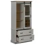 Vinoteca HALDEN con botelleros y puerta corredera blanco pino by , Wine and liquor cabinets - Ref: Foro24-4018434, Price: 357...