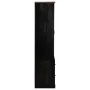 Vinoteca HALDEN con botelleros y puerta corredera negro pino de , Armarios para vino y licores - Ref: Foro24-4018436, Precio:...