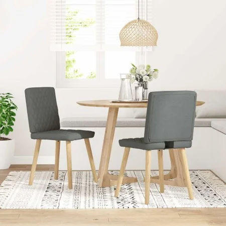 Sillas de comedor 2 unidades tela gris oscuro von , Essstühle - Ref: Foro24-4101122, Preis: 103,64 €, Rabatt: %