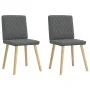 Sillas de comedor 2 unidades tela gris oscuro von , Essstühle - Ref: Foro24-4101122, Preis: 103,64 €, Rabatt: %