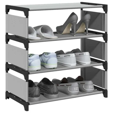 Zapatero 4 niveles gris 54x28x55 cm tejido no tejido by , Shoe racks and shoe organizers - Ref: Foro24-4100622, Price: 17,75 ...