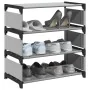 Zapatero 4 niveles gris 54x28x55 cm tejido no tejido by , Shoe racks and shoe organizers - Ref: Foro24-4100622, Price: 17,75 ...