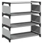 Zapatero 4 niveles gris 54x28x55 cm tejido no tejido by , Shoe racks and shoe organizers - Ref: Foro24-4100622, Price: 17,75 ...