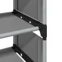 Zapatero 4 niveles gris 54x28x55 cm tejido no tejido by , Shoe racks and shoe organizers - Ref: Foro24-4100622, Price: 17,75 ...