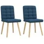 Sillas de comedor 2 unidades tela azul von , Essstühle - Ref: Foro24-4101099, Preis: 105,11 €, Rabatt: %