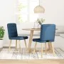 Sillas de comedor 2 unidades tela azul von , Essstühle - Ref: Foro24-4101099, Preis: 105,11 €, Rabatt: %