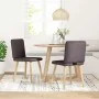 Sillas de comedor 2 unidades tela marrón oscuro von , Essstühle - Ref: Foro24-4101148, Preis: 103,24 €, Rabatt: %