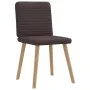 Sillas de comedor 2 unidades tela marrón oscuro von , Essstühle - Ref: Foro24-4101148, Preis: 103,24 €, Rabatt: %