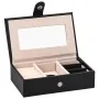 Joyero de 3 niveles con espejo y cerradura negro 26x18x17,5 cm by , Jewelry stands - Ref: Foro24-4103559, Price: 45,82 €, Dis...