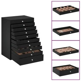 Joyero de 10 niveles con compartimentos para relojes negro von , Schmuckständer - Ref: Foro24-4103567, Preis: 119,95 €, Rabat...
