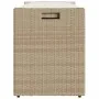 Banco de almacenaje con cojín beige 100 cm ratán sintético by , garden benches - Ref: Foro24-4104064, Price: 135,59 €, Discou...