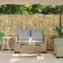 Sofá jardín de 2 plazas con cojín y mesa beige ratán sintético von , Outdoor-Sofas - Ref: Foro24-4103848, Preis: 223,67 €, Ra...