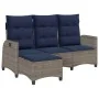 Sofá de jardín reclinable con cojines en forma de L gris von , Outdoor-Sofas - Ref: Foro24-4108244, Preis: 390,82 €, Rabatt: %