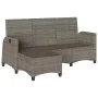 Sofá de jardín reclinable con cojines en forma de L gris von , Outdoor-Sofas - Ref: Foro24-4108244, Preis: 390,82 €, Rabatt: %