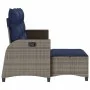 Sofá de jardín reclinable con cojines en forma de L gris von , Outdoor-Sofas - Ref: Foro24-4108244, Preis: 390,82 €, Rabatt: %