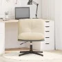 Silla de oficina giratoria tela color crema de , Sillas - Ref: Foro24-4105391, Precio: 116,44 €, Descuento: %