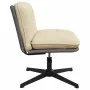 Silla de oficina giratoria tela color crema de , Sillas - Ref: Foro24-4105391, Precio: 116,44 €, Descuento: %