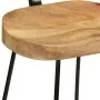 Taburetes de barra 2 uds 49x43x103 cm madera maciza de mango by , Kitchen stools - Ref: Foro24-4013521, Price: 144,34 €, Disc...