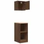 Armarios 2 uds para garaje madera ingeniería marrón roble de , Armarios industriales - Ref: Foro24-3328275, Precio: 86,42 €, ...
