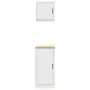 Armarios 2 uds para garaje madera de ingeniería blanco by , Armarios industriales - Ref: Foro24-3328296, Price: 85,58 €, Disc...