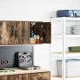 Armario de pared para garaje madera de ingeniería roble ahumado by , Armarios industriales - Ref: Foro24-860615, Price: 29,05...