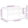 Mueble de TV madera contrachapada gris hormigón 80x40x40 cm by , TV Furniture - Ref: Foro24-859112, Price: 43,61 €, Discount: %
