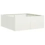 Jardinera acero blanco 80x80x30 cm von , Töpfe und Pflanzgefäße - Ref: Foro24-860802, Preis: 58,58 €, Rabatt: %