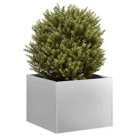 Jardinera 40x40x30 cm de acero galvanizado by , Pots and planters - Ref: Foro24-860799, Price: 39,33 €, Discount: %