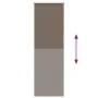 Estor Enrollable Opaco Color Café 50x130 cm Tela Ancho 45,7cm by , Blinds and blinds - Ref: Foro24-4010962, Price: 17,44 €, D...