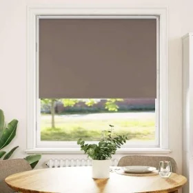 Estor Enrollable Opaco Color Café 95x150 cm Tela Ancho 90,7cm by , Blinds and blinds - Ref: Foro24-4010997, Price: 22,97 €, D...