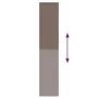 Estor Enrollable Opaco Color Café 60x230cm Tela Ancho 55,7cm by , Blinds and blinds - Ref: Foro24-4011068, Price: 18,62 €, Di...