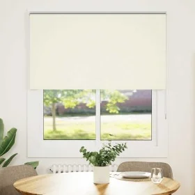 Estor Enrollable Opaco Blanco Roto 135x130cm Tela Ancho 131,6cm by , Blinds and blinds - Ref: Foro24-4011629, Price: 25,14 €,...