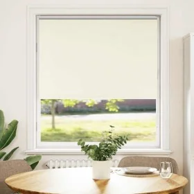 Estor Enrollable Opaco Blanco Roto 100x130cm Tela Ancho 95,7cm by , Blinds and blinds - Ref: Foro24-4011622, Price: 19,52 €, ...